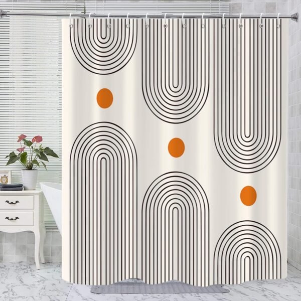 Mid Century Shower Curtain
