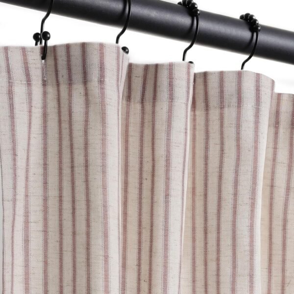 Rustic Striped Shower Curtain