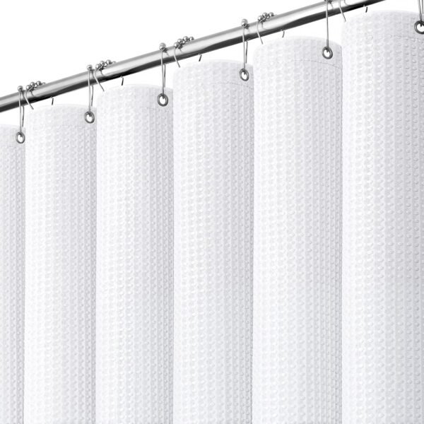 Waffle Weave Shower Curtain