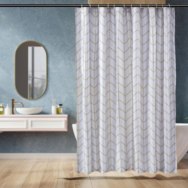 Herringbone Shower Curtain