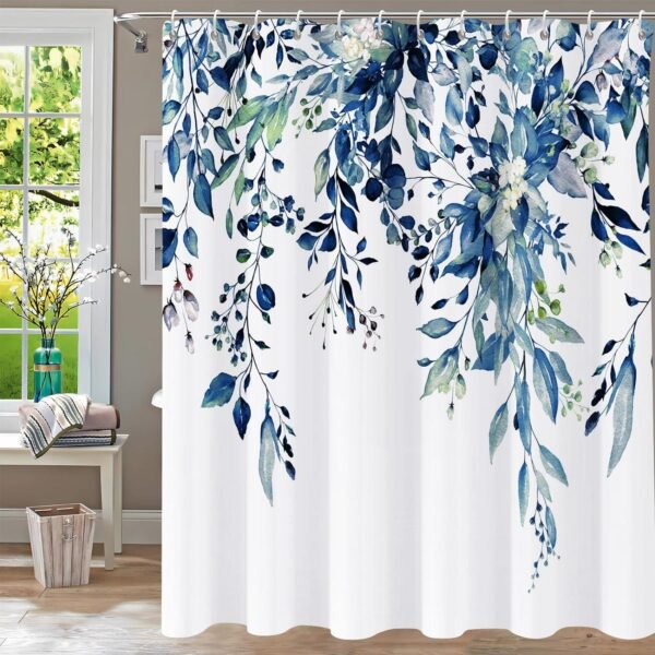 Floral Polyester Shower Curtain