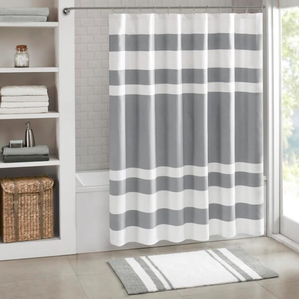 Spa Waffle Shower Curtain